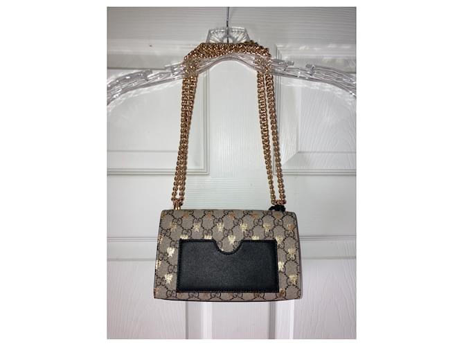 Padlock Gucci Borsa a tracolla con lucchetto GG Beige - vista 5