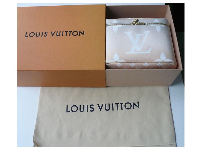LOUIS VUITTON - NICE BB POOL MIST VANITY CASE - NUOVO Beige - vista 2