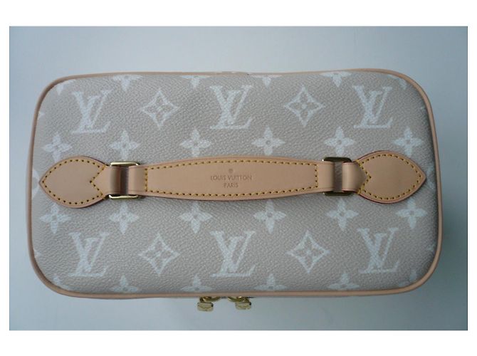 LOUIS VUITTON - NICE BB POOL MIST VANITY CASE - NUOVO Beige - vista 5