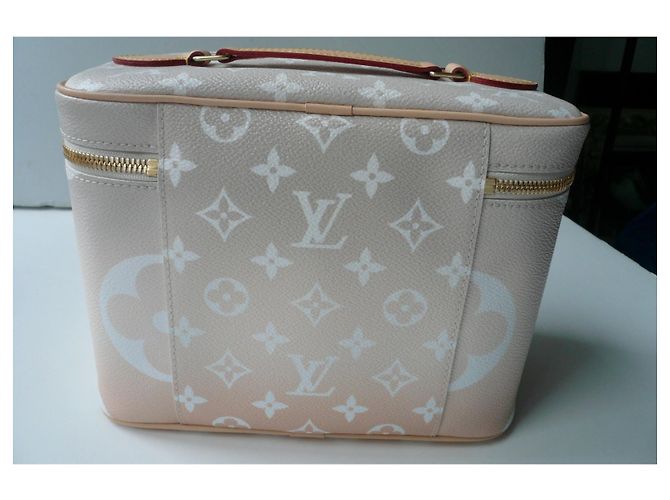LOUIS VUITTON - NICE BB POOL MIST VANITY CASE - NUOVO Beige - vista 7