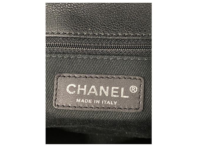Chanel Aba acolchoada com ponto de diamante Preto - vista 17