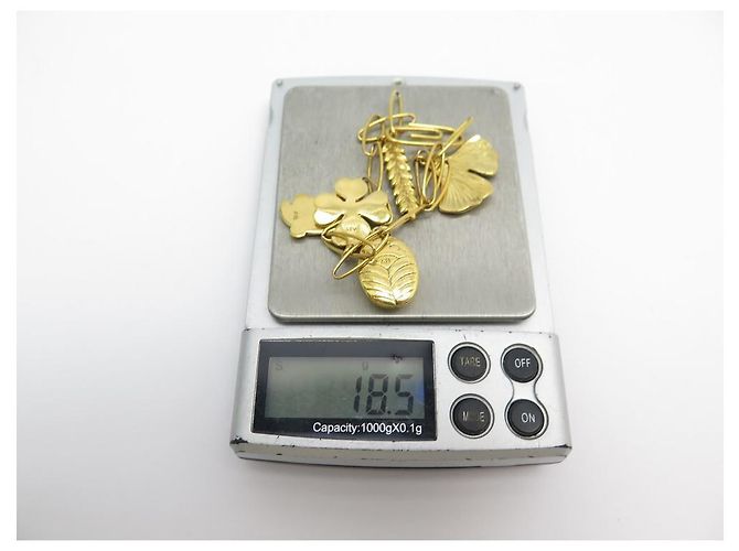 BRACCIALE NUOVO AURELIE BIDERMANN AURELIE AI18BR04 MG T22 piatto d'oro - vista 5