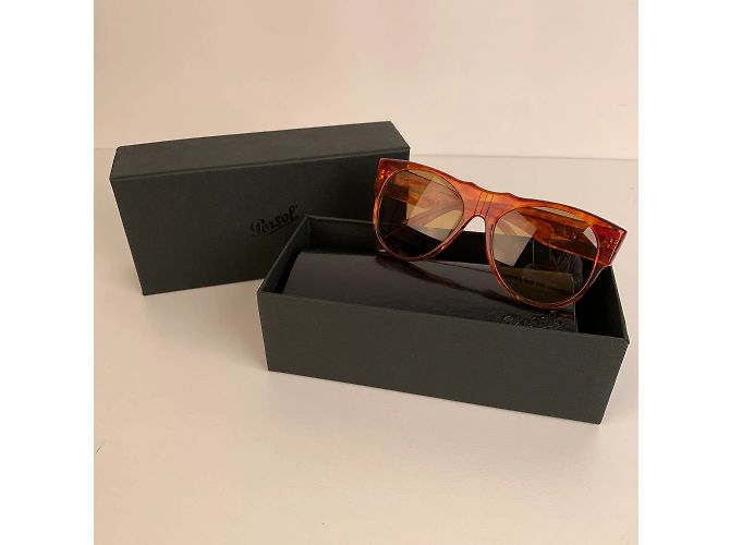 Persol Occhiali da sole Ratti Vintage Rari Marrone Menta Mod. andrea 50 - vista 2