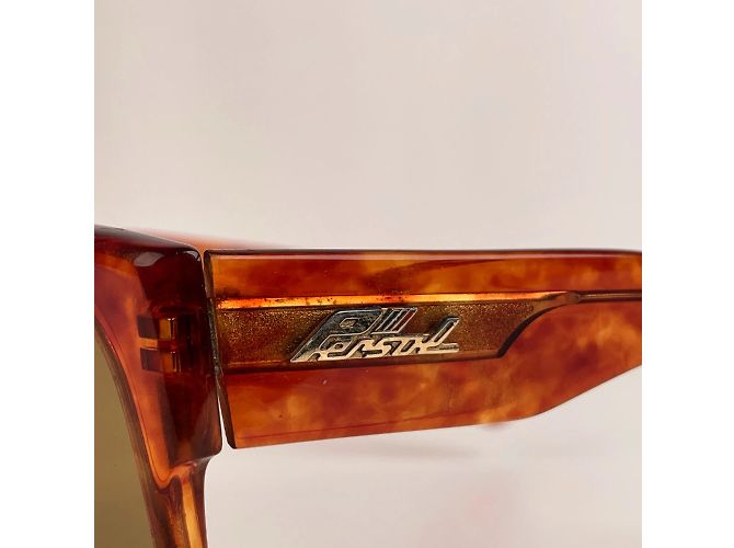 Persol Occhiali da sole Ratti Vintage Rari Marrone Menta Mod. andrea 50 - vista 4