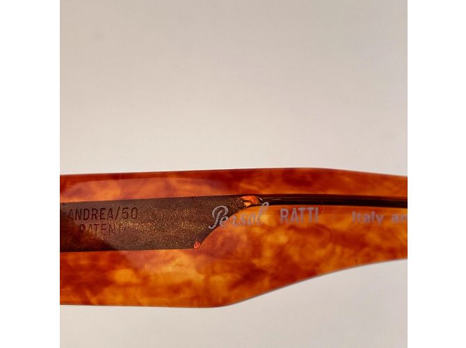 Persol Occhiali da sole Ratti Vintage Rari Marrone Menta Mod. andrea 50 - vista 5