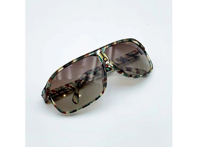 Carrera Gafas de sol unisex Green Camouflage Mint Jolly/M 65/10 130MM Verde - vista 5