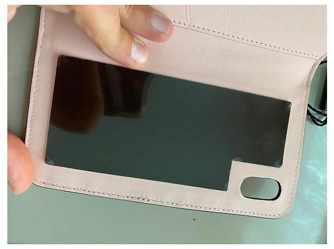 Fendi iphone abdecken 10 Fall neu mit Klappe stampa FF MAYA + NERO Braun - Ansicht 8