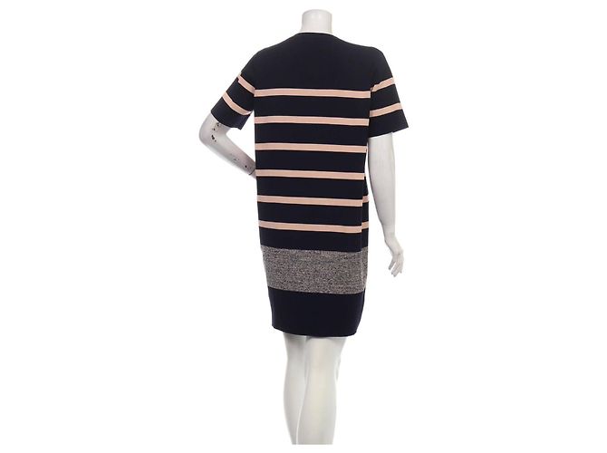 Abito a righe Whistles Blu Navy Rosa - vista 2