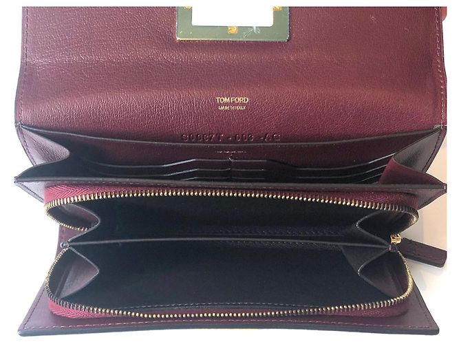 Cartera Tom Ford Natalia roja de cuero - vista 7