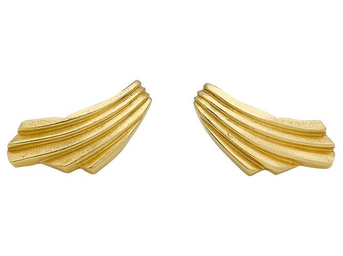 Orecchini Lalaounis "Draped" in oro giallo. - vista 2