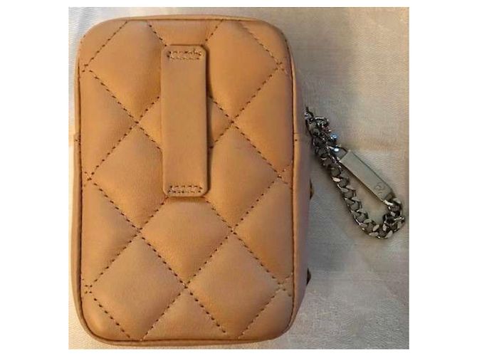 Trendy CC Chanel Estuche / Estuche / Mini Riñonera Beige Naranja - vista 2