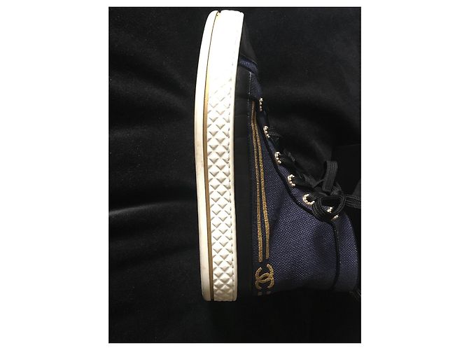 Cambon Scarpe da ginnastica Chanel Blu navy - vista 3