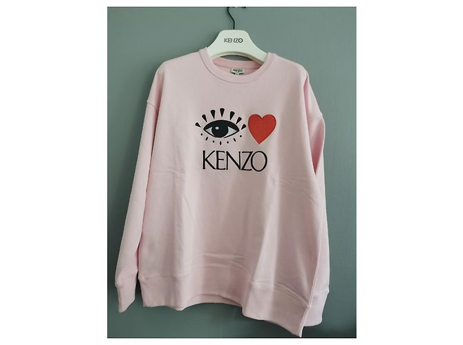 Sudadera rosa Kenzo Eye Love de algodón XL Negro Roja - vista 5