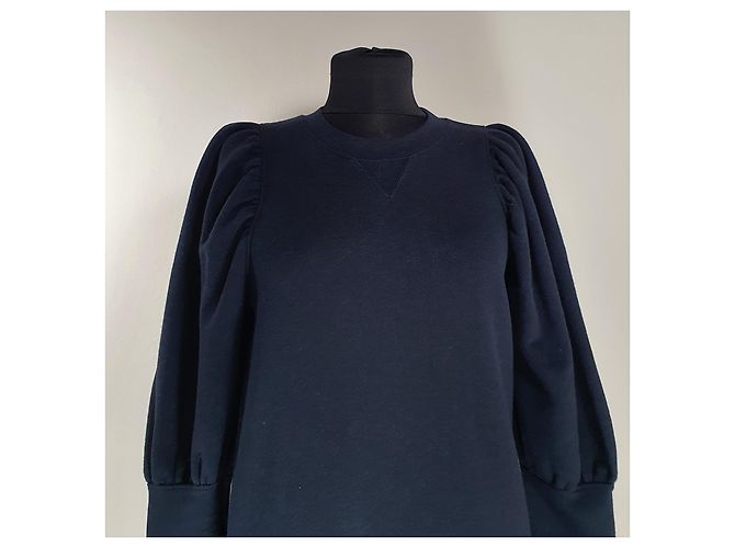 Vestido Ulla Johnson de algodón azul marino - vista 3