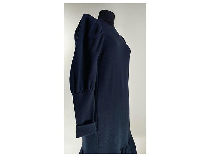 Vestido Ulla Johnson de algodón azul marino - vista 4