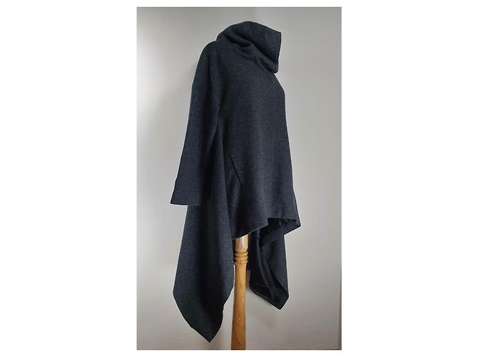 Autre Marque Cappotto Demoo Parkchoonmoo Grigio in Lana - vista 2