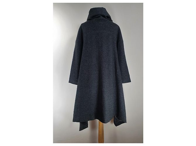Autre Marque Cappotto Demoo Parkchoonmoo Grigio in Lana - vista 4