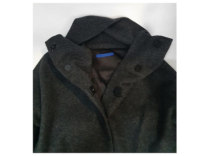 Autre Marque Cappotto Demoo Parkchoonmoo Grigio in Lana - vista 5