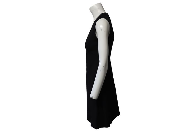 Stella Mc Cartney Mini abito Stella McCartney in viscosa nera con scollo profondo Nero - vista 3