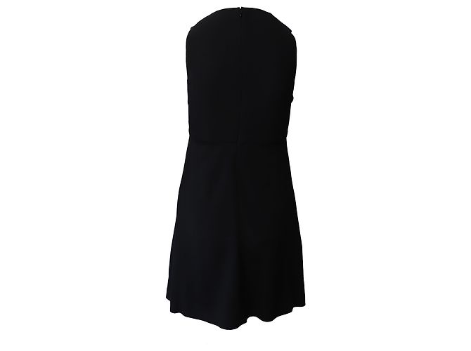 Stella Mc Cartney Mini abito Stella McCartney in viscosa nera con scollo profondo Nero - vista 4
