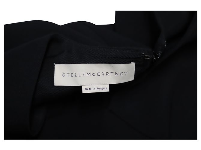 Stella Mc Cartney Mini abito Stella McCartney in viscosa nera con scollo profondo Nero - vista 7