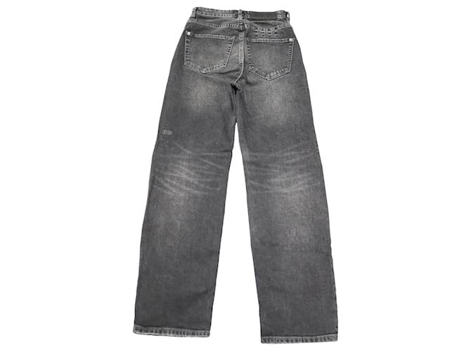 Autre Marque Vaqueros Brooklyn Diablo de denim de algodón negro Gris - vista 2