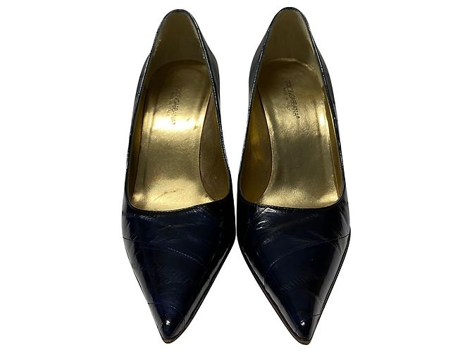 Dolce & Gabbana Cardinale 60 Pumps aus schwarzem Aalleder - Ansicht 2