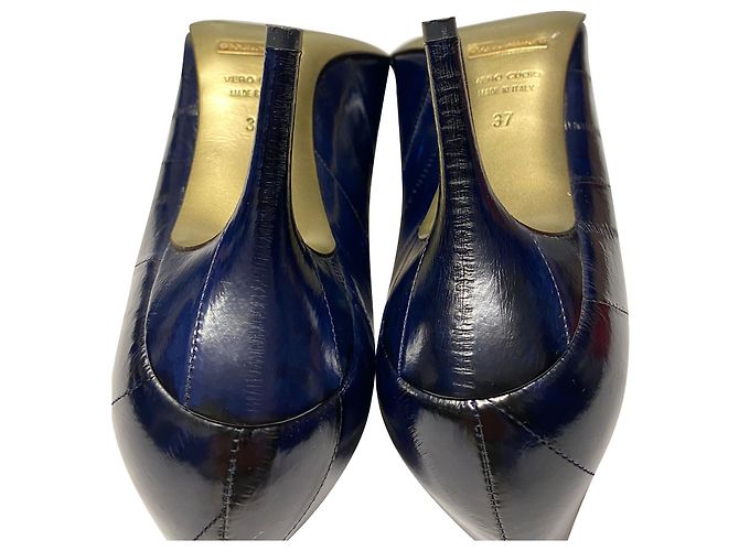 Dolce & Gabbana Cardinale 60 Pumps aus schwarzem Aalleder - Ansicht 7