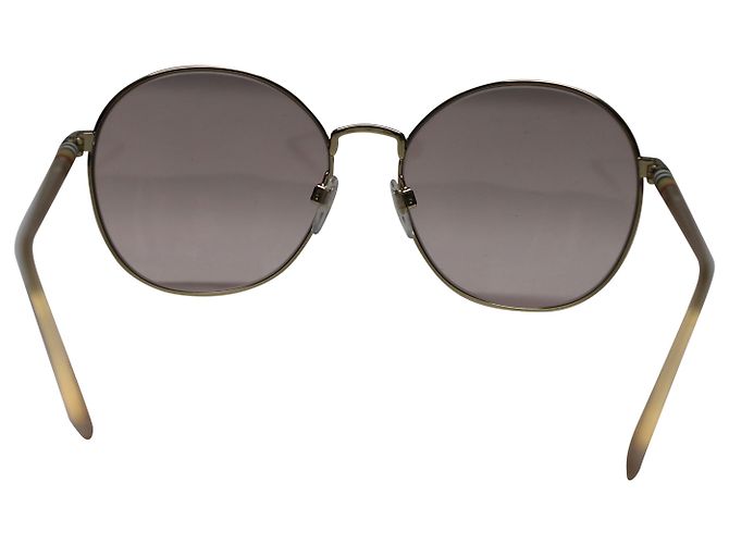 BURBERRY 3094 Gafas de sol redondas degradadas en metal marrón - vista 3