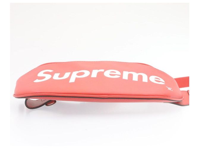 LOUIS VUITTON x Supreme Epi Marsupio Body Bag Rosso M53418 LV Auth knn057 - vista 14