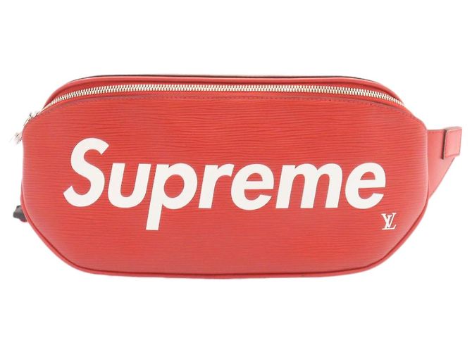 LOUIS VUITTON x Supreme Epi Marsupio Body Bag Rosso M53418 LV Auth knn057 - vista 2