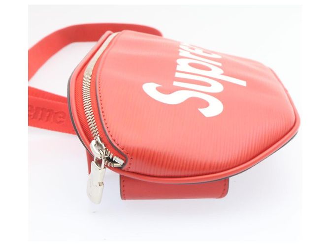 LOUIS VUITTON x Supreme Epi Marsupio Body Bag Rosso M53418 LV Auth knn057 - vista 4