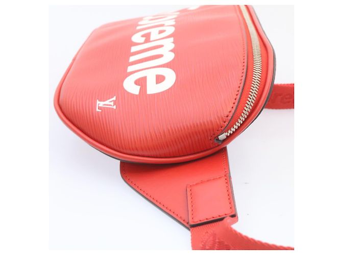 LOUIS VUITTON x Supreme Epi Marsupio Body Bag Rosso M53418 LV Auth knn057 - vista 5