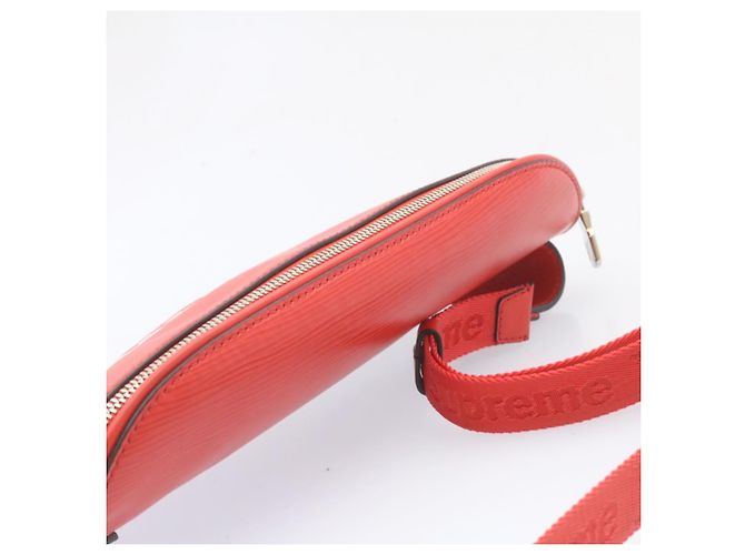 LOUIS VUITTON x Supreme Epi Marsupio Body Bag Rosso M53418 LV Auth knn057 - vista 6