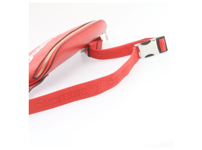 LOUIS VUITTON x Supreme Epi Marsupio Body Bag Rosso M53418 LV Auth knn057 - vista 7