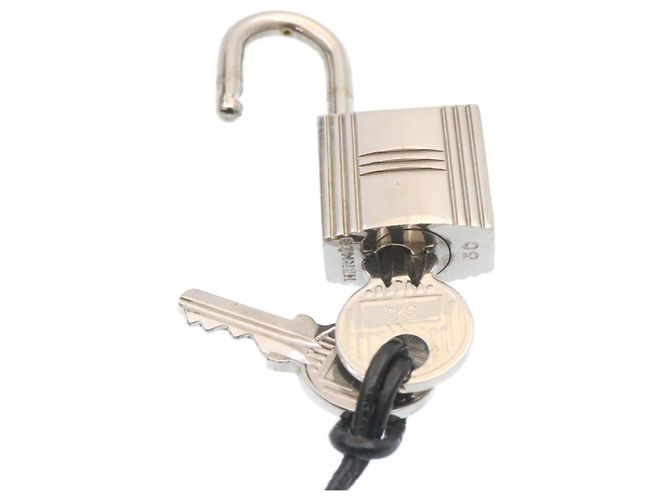 Hermès HERMES Cadena Vorhängeschloss 50 Silber Auth hk238 - Ansicht 9