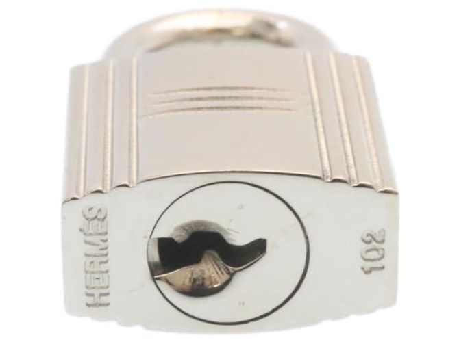 Hermès Lucchetto HERMES Cadena 102 Argento Auth gt1883 - vista 5