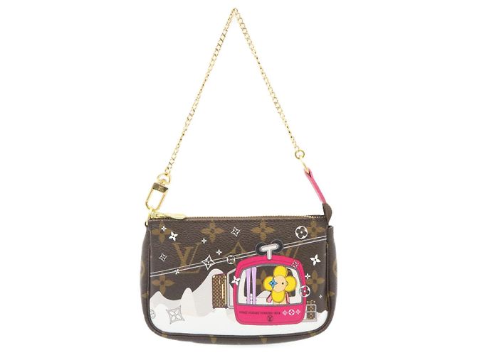 LOUIS VUITTON Monogram Vivienne Mini Pochette Accessoires M68490 auth 27893 - vue 13