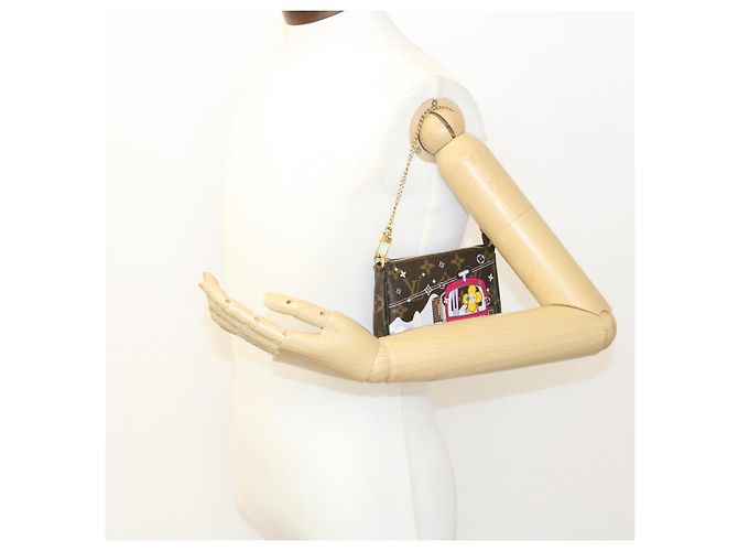 LOUIS VUITTON Monogram Vivienne Mini Pochette Accessoires M68490 auth 27893 - vue 20