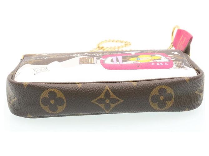 LOUIS VUITTON Monogram Vivienne Mini Pochette Accessoires M68490 auth 27893 - vue 5