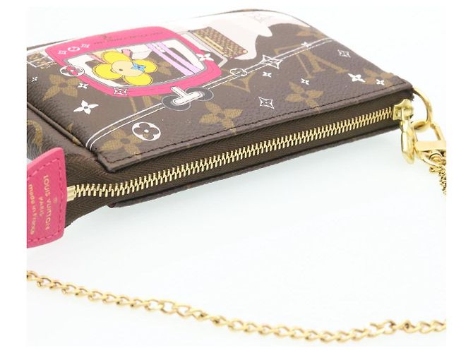 LOUIS VUITTON Monogram Vivienne Mini Pochette Accessoires M68490 auth 27893 - vue 6