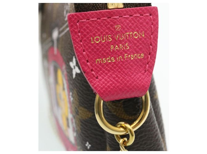 LOUIS VUITTON Monogram Vivienne Mini Pochette Accessoires M68490 auth 27893 - vue 9