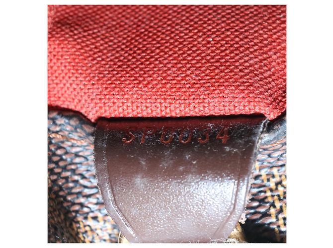 LOUIS VUITTON Borsa a spalla Damier Ebene Abbesses N45257 LV Auth rz031 - vista 12
