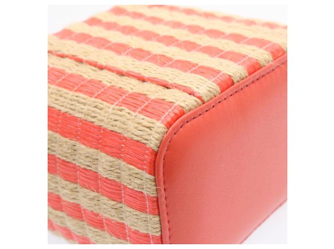 Borsa a tracolla con catena Vanity CHANEL rosa canapa CC Auth knn023 - vista 15