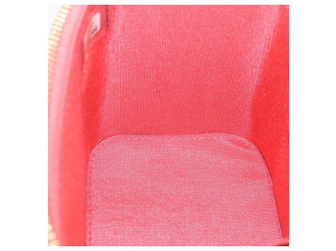 Borsa a tracolla con catena Vanity CHANEL rosa canapa CC Auth knn023 - vista 21