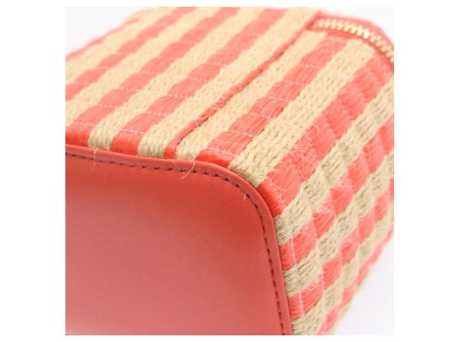 Borsa a tracolla con catena Vanity CHANEL rosa canapa CC Auth knn023 - vista 30