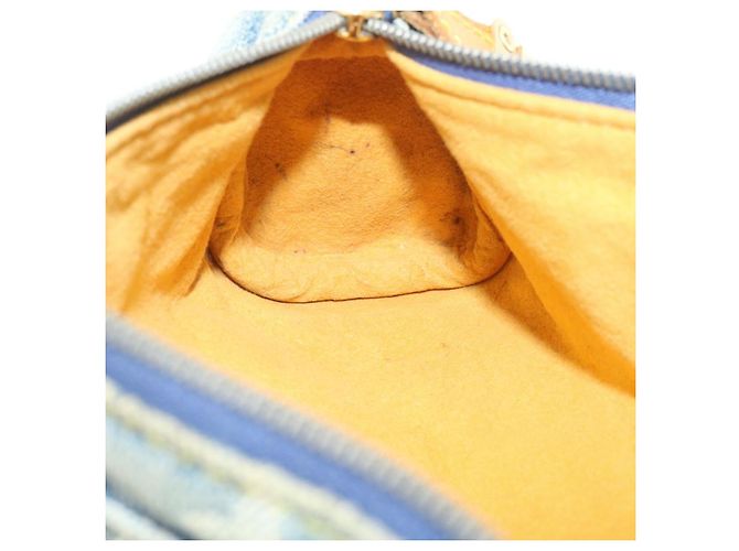 LOUIS VUITTON Monogram Denim Trousse Speedy Pochette Bleu M95082 LV Auth yk3442 - vue 10