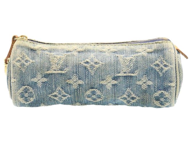 LOUIS VUITTON Monogram Denim Trousse Speedy Pochette Bleu M95082 LV Auth yk3442 - vue 13