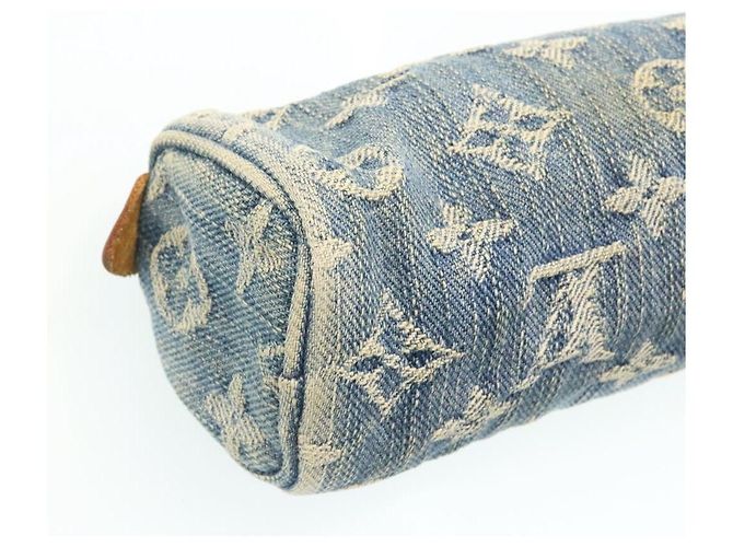 LOUIS VUITTON Monogram Denim Trousse Speedy Pochette Bleu M95082 LV Auth yk3442 - vue 15