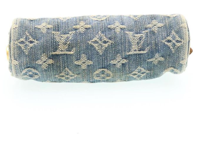 LOUIS VUITTON Monogram Denim Trousse Speedy Pochette Bleu M95082 LV Auth yk3442 - vue 6